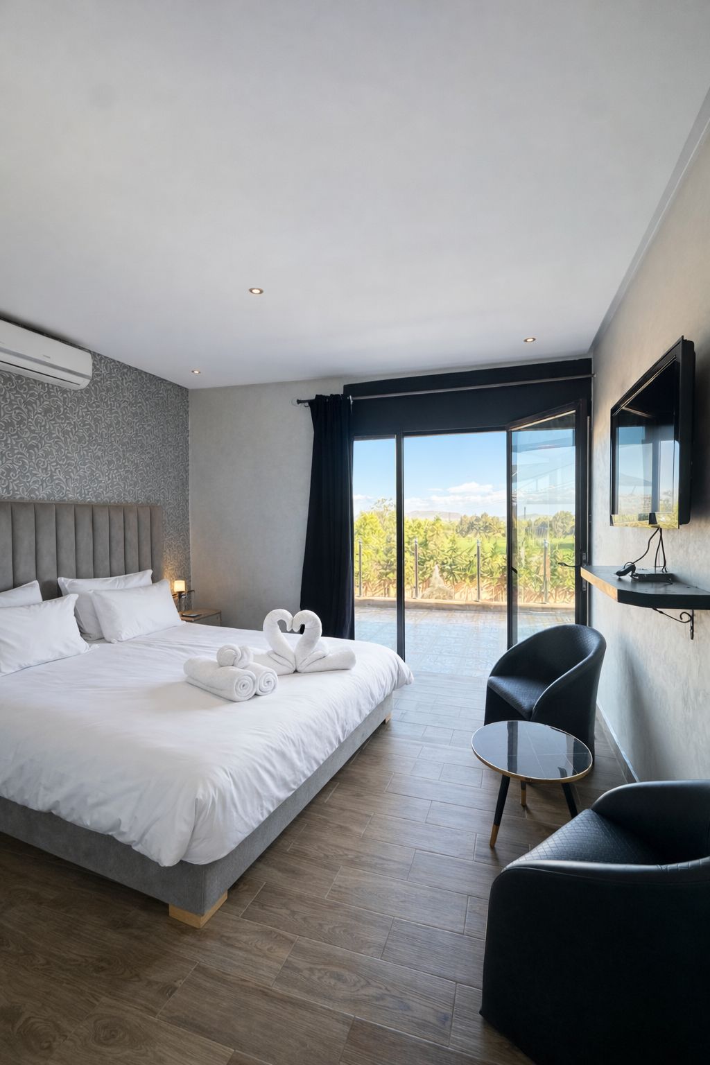 Chambre vue plaine